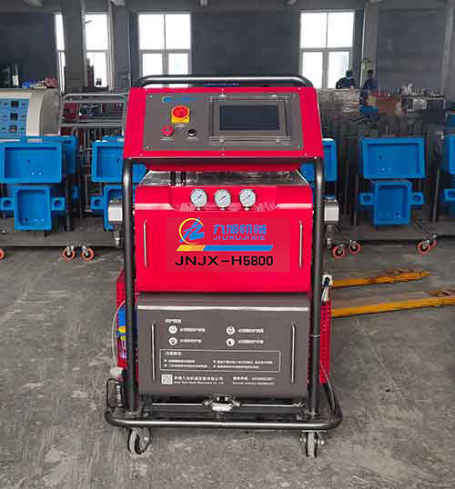 发泡地砖模具填充 聚氨酯发泡设备(图1) H5800PLC触摸屏聚氨酯发泡设备